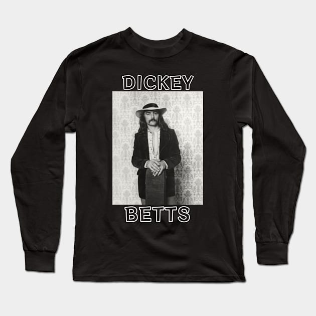 Dickey Betts Long Sleeve T-Shirt by PlokadStories